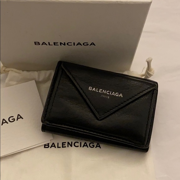 Balenciaga Handbags - BALENCIAGA Mini Compact Trifold Wallet